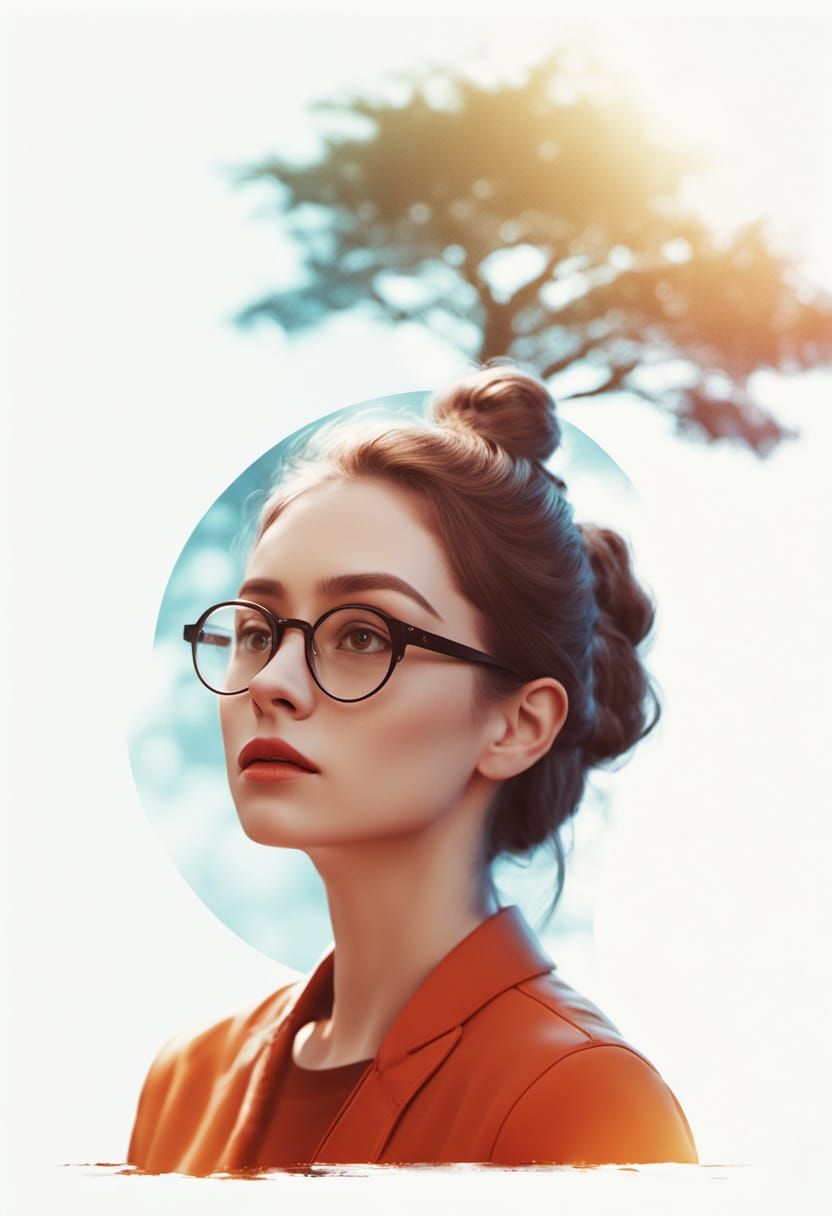 Chloe Fineman in Glitchy Retro Film Still