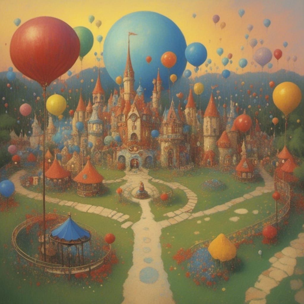 Dreamy Circus in Daydream Meadow Style