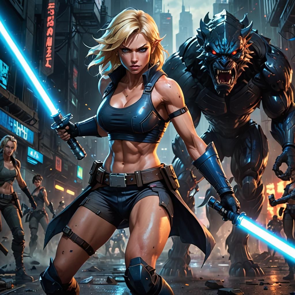 Blondie GAME ~ I see you... and I will destroy you!