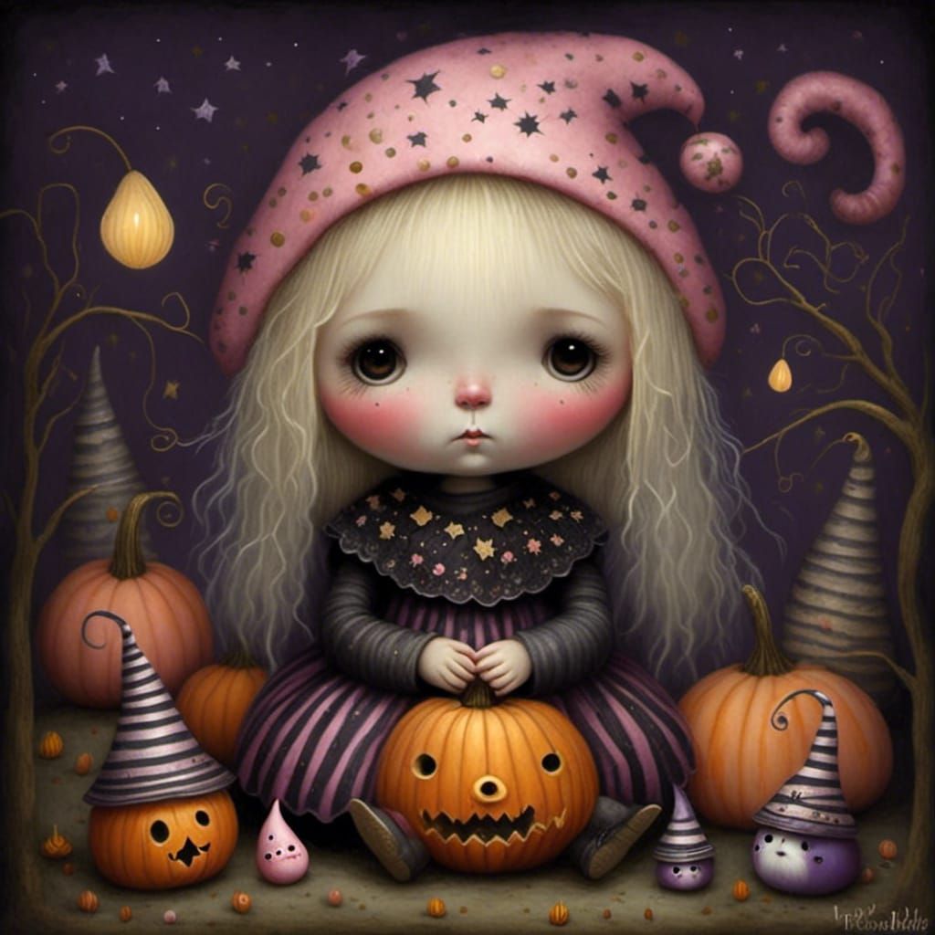 <lora:VICTORIA:1.0> chubby, adorable girl gnomes dressed for...