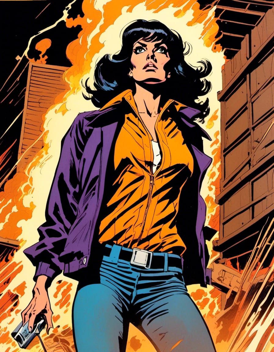 Terrified Spy Trapped in Warehouse Inferno