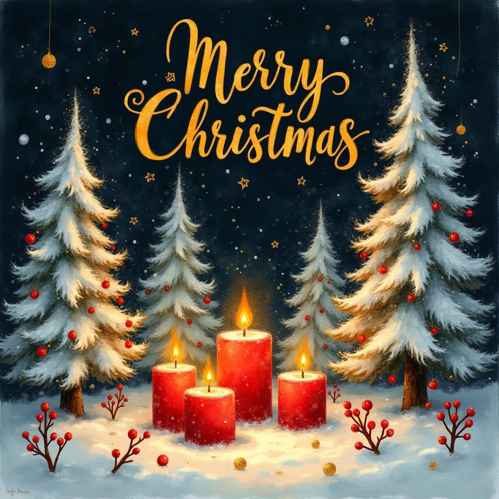 Merry Christmas to everyone on NightCafe