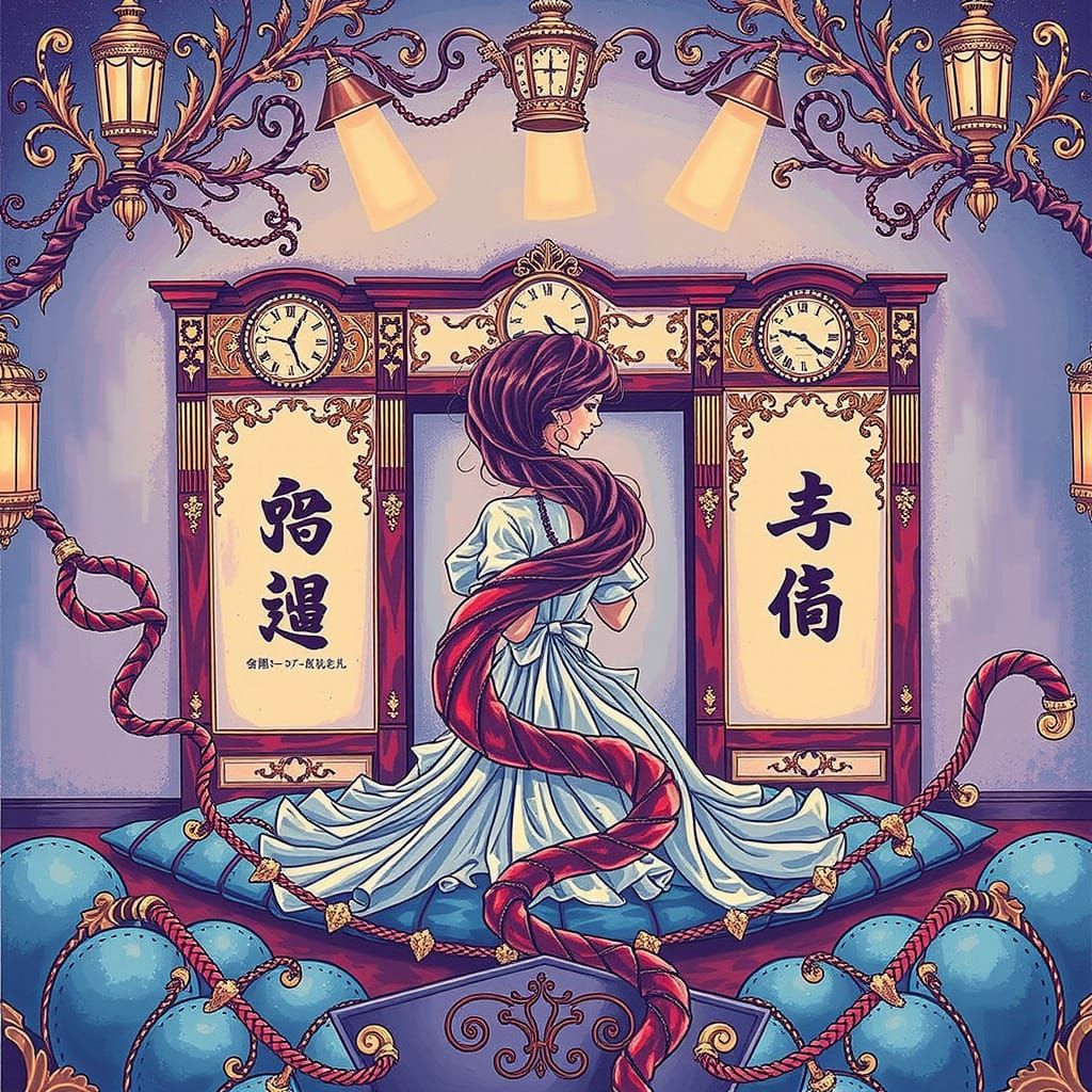 Vibrant Red Hues: Twisting and Curling Abstract Forms