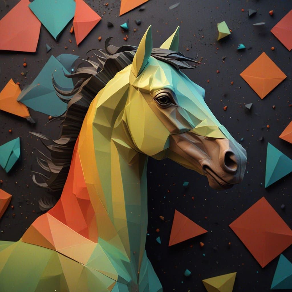 Exquisite High Relief Portrait in Impressionist Style