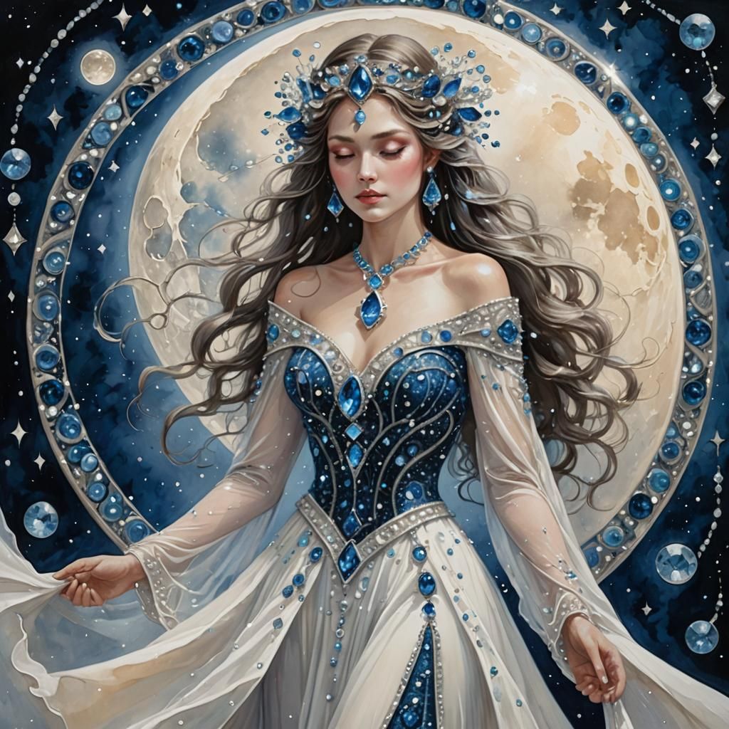 moon woman - with poem