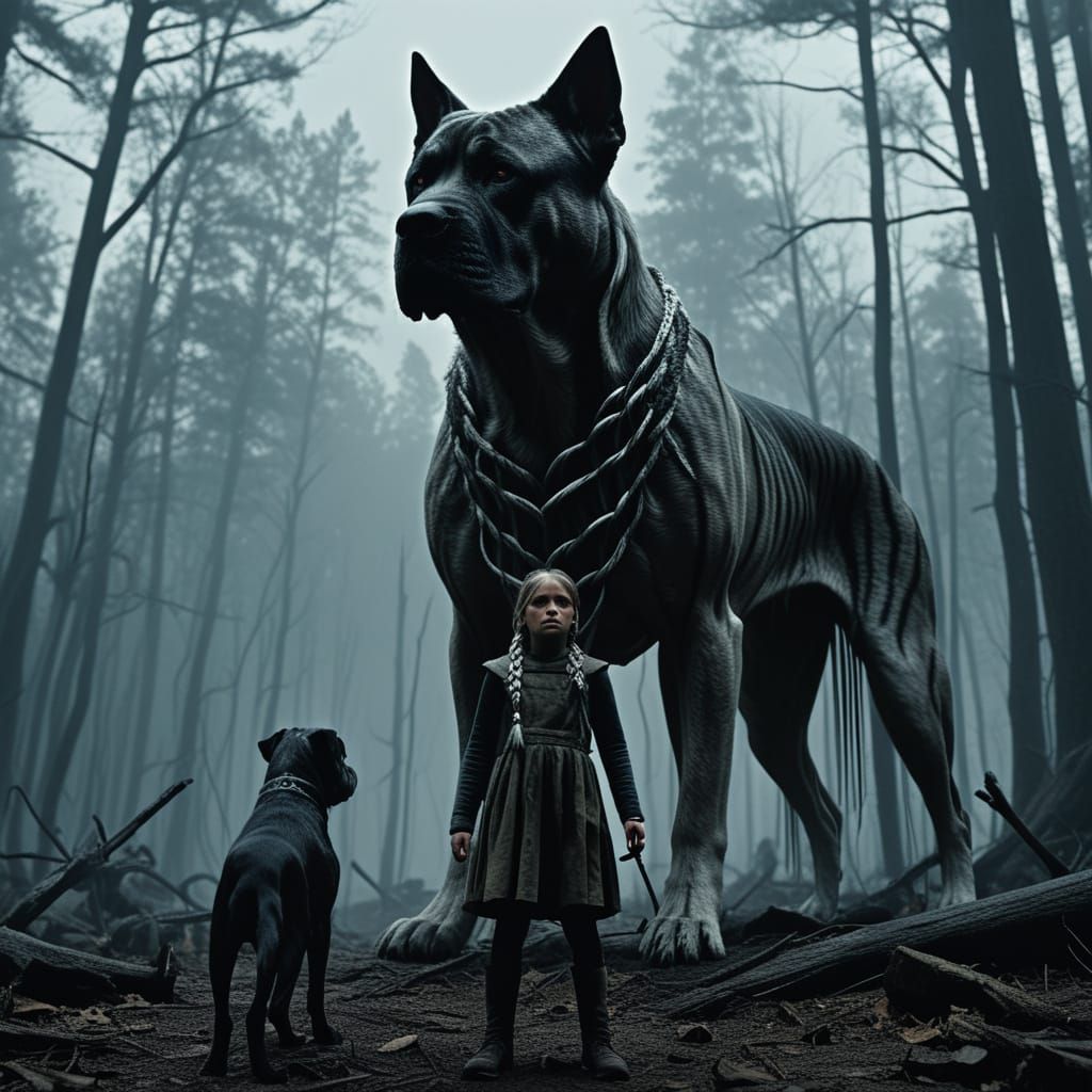 Dark Fantasy Protector of Black Hollow Children