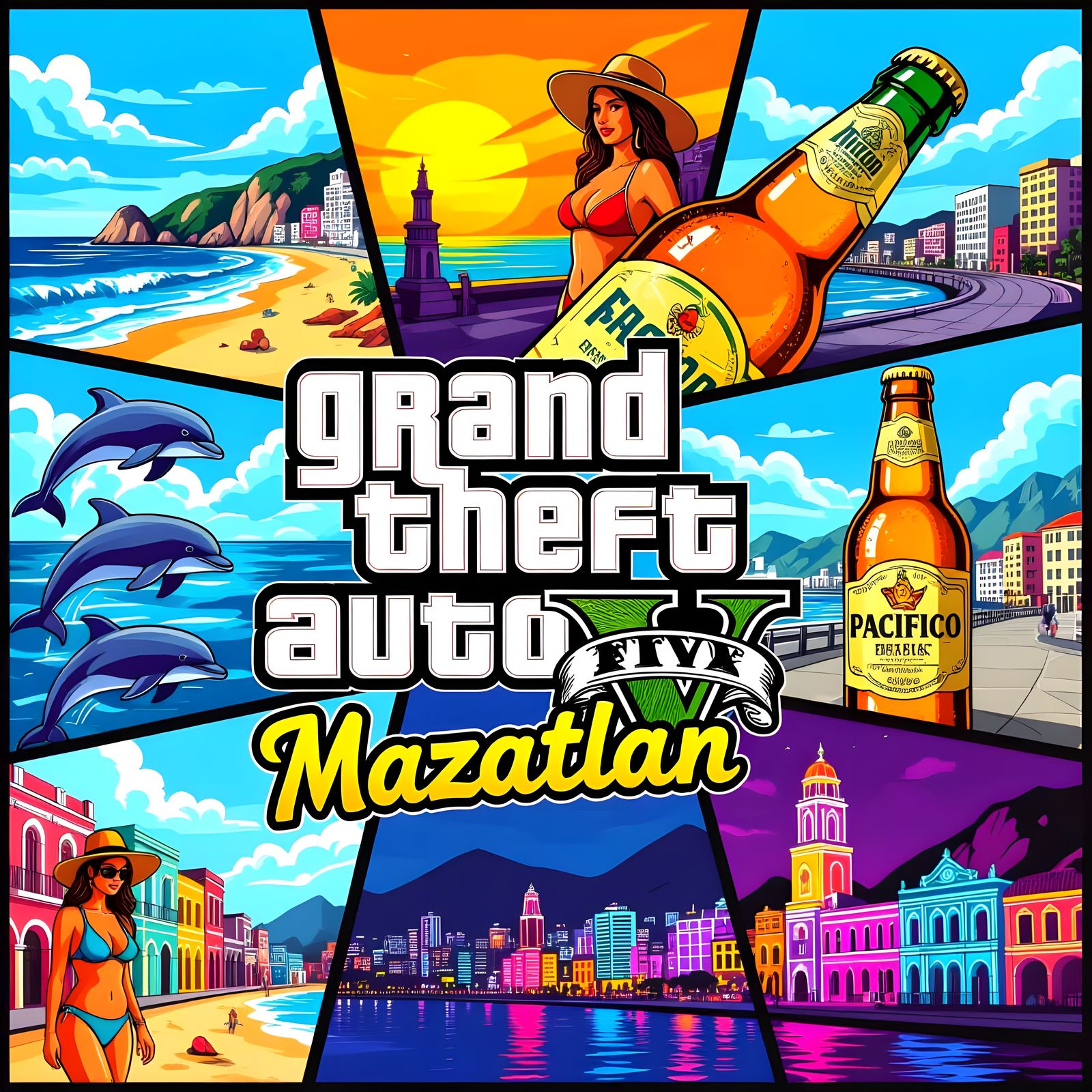 GTA Mazatlan: A Vibrant Mexican Paradise Game Cover