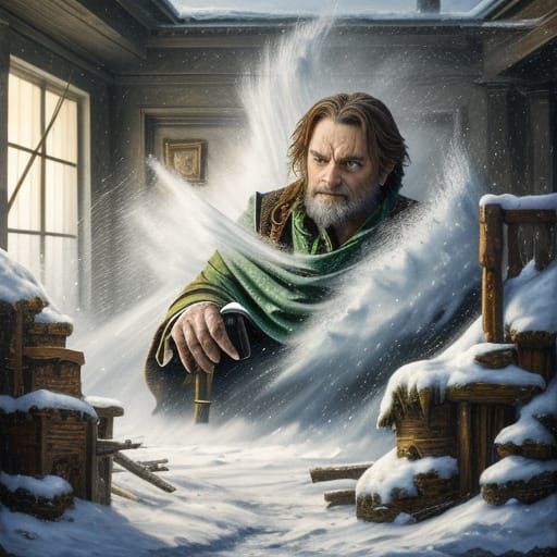 Titian-Style Rumpelstiltskin in a Seattle Blizzard