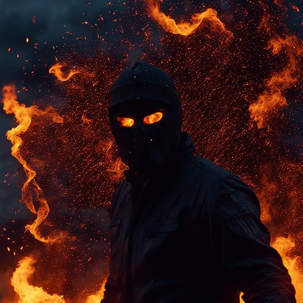 Fiery Demon Dance in Hyperdetailed 4K