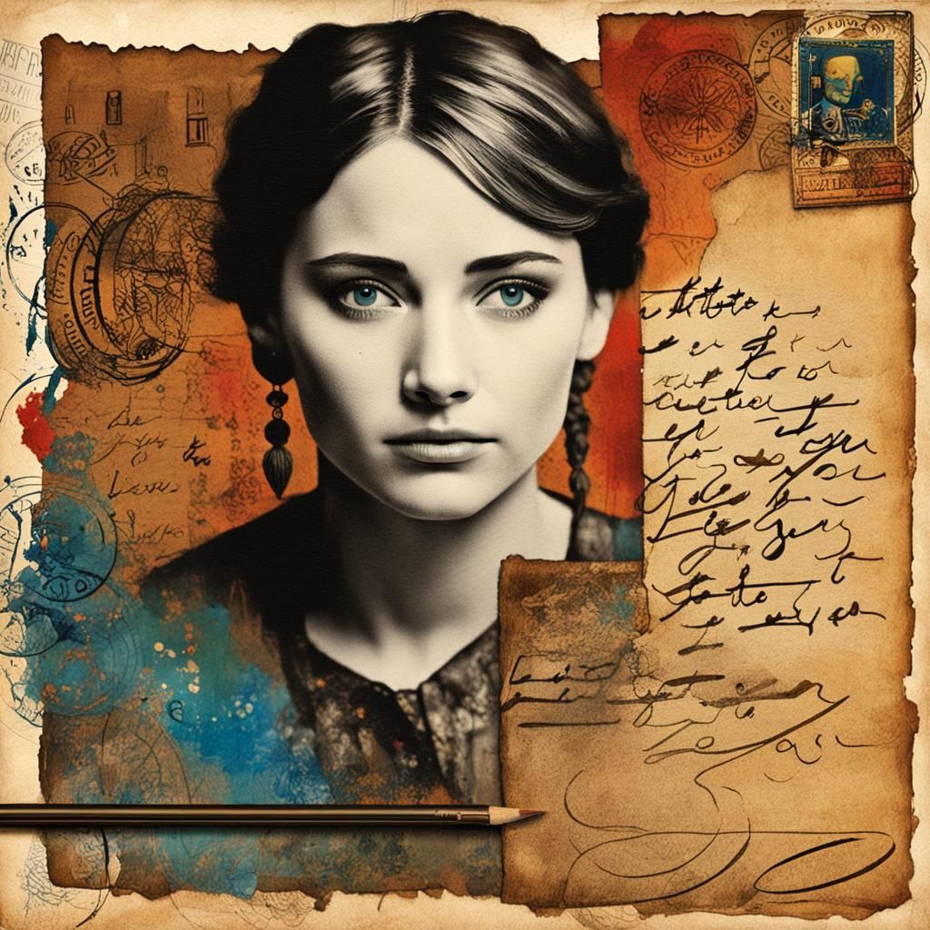 Letter To You Postcard in Picasso Style