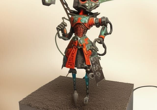 Necron Overlord in Warhammer 40K Comic Style