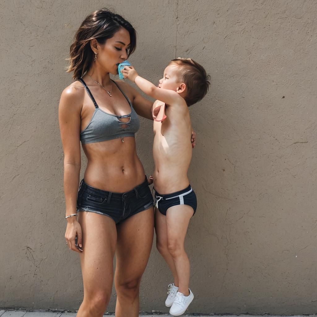 Woman Swallowing Man: Disturbing Image