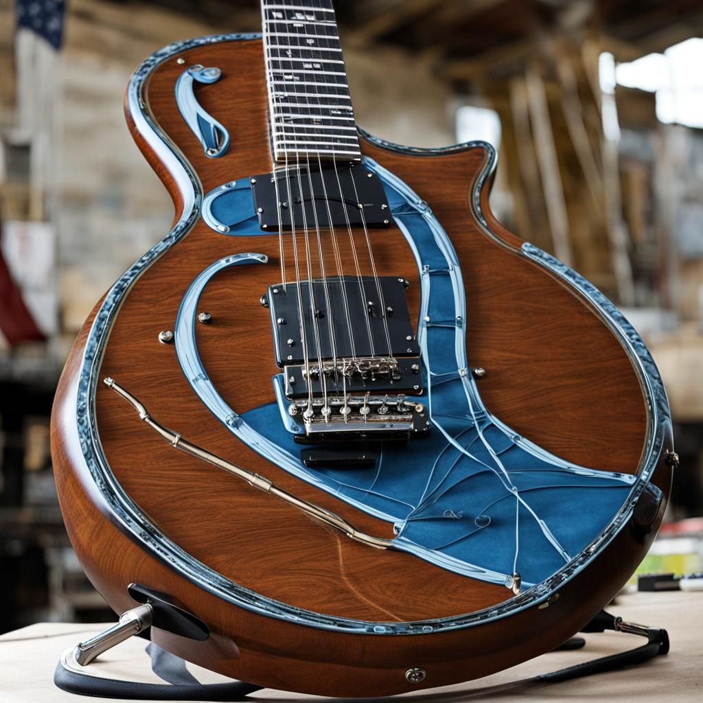 Electric Eel Guitar: An AI-Generated Musical Hybrid