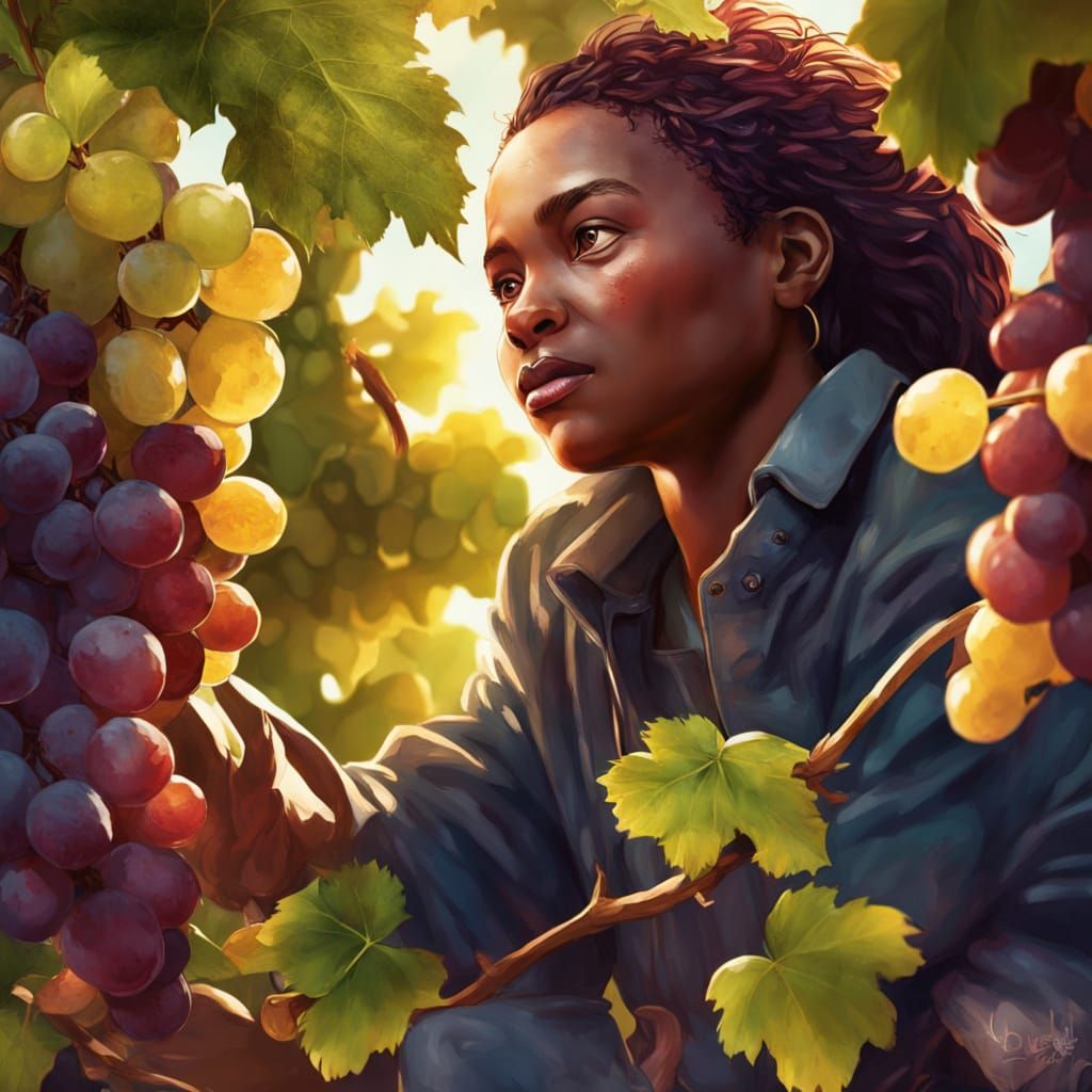 Vibrant Harvest in a Golden Glow