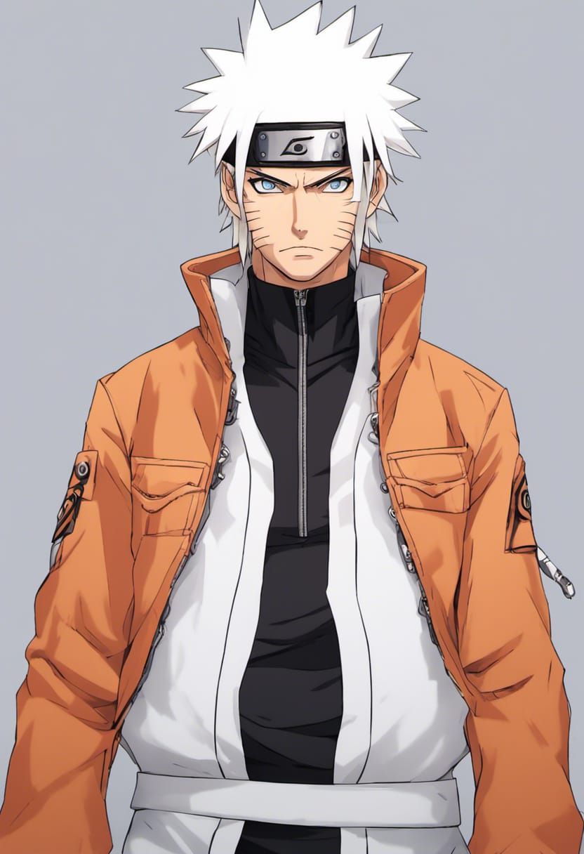 Anime Style Naruto Character in Battle Stance