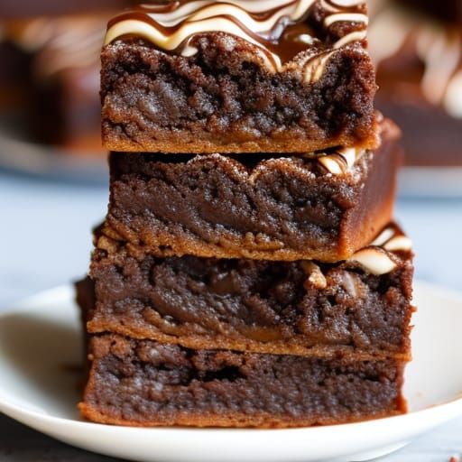 Nutella Brownies Recipe: Professional Food Photography