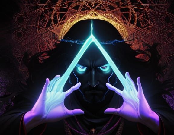 Mystic Artist Confronts the Shadows in Vibrant Splendor