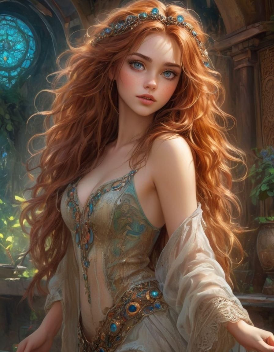 Punky Princess AI Generated Image