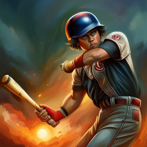 Post-Apocalyptic Baseball Player Hits Home Run