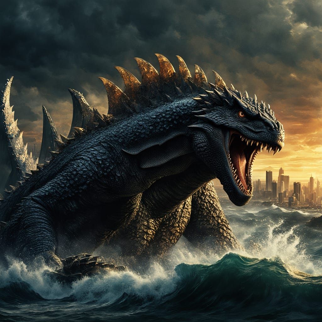 Godzilla vs. King Ghidorah: Cinematic Ocean Battle