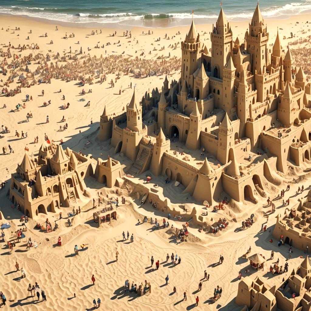 Sandcastle Festival: Fantasy Concept Art in 8k