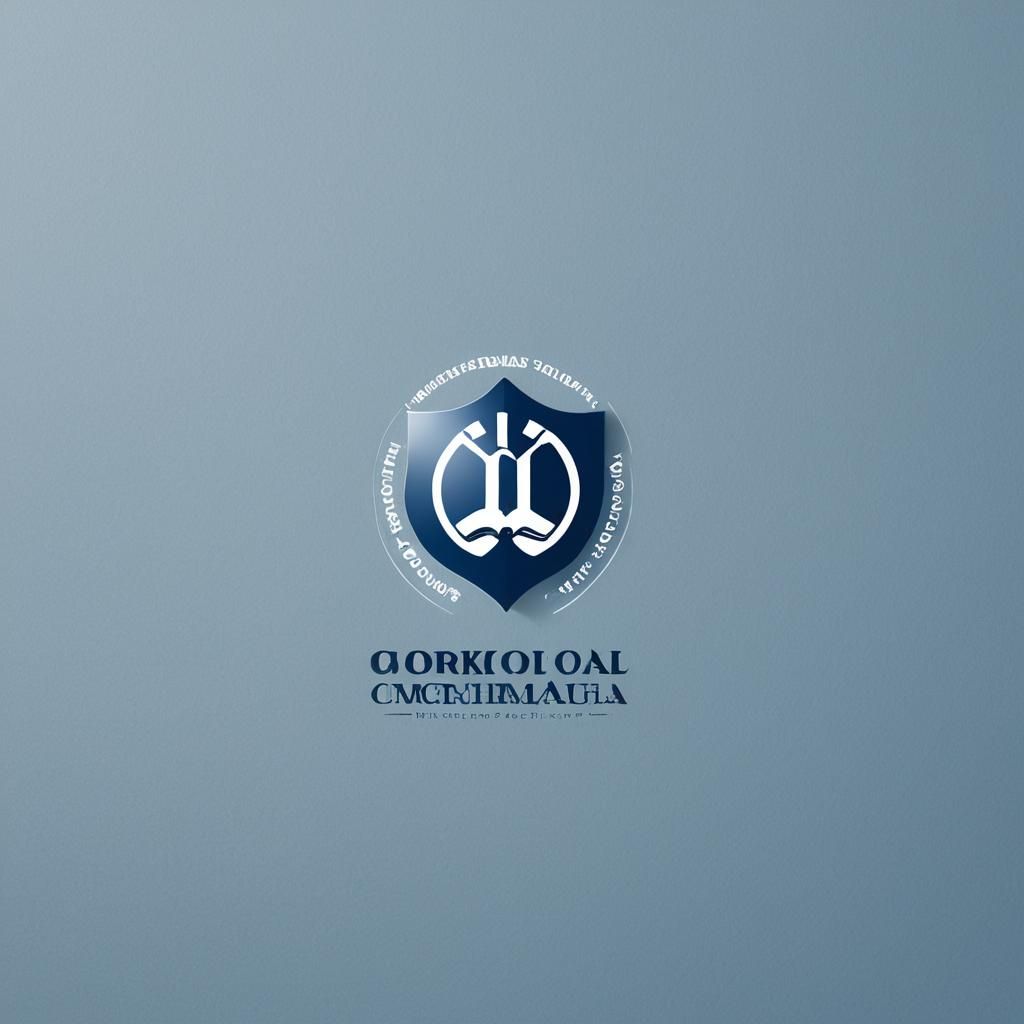 Simplistic Booklet Cover in Light Blue and Navy Blue