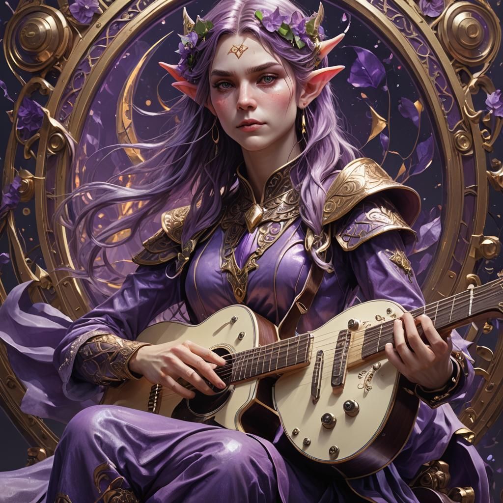 Emppu Vuorinen as Elf in Hyperdetailed Portrait