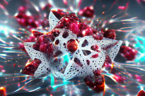 Vibrant Pomegranate Close-up