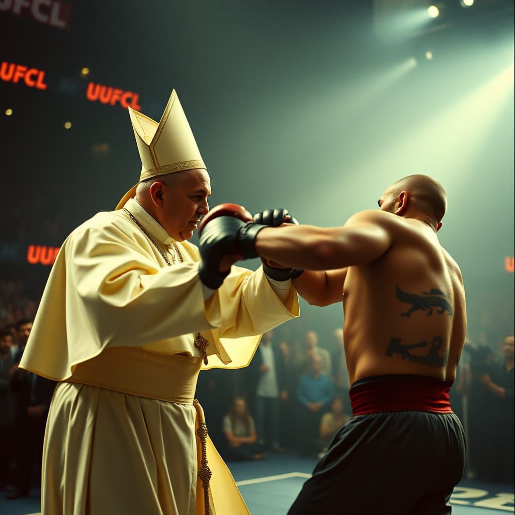 The Pope's UFC Fight: A Cinematic Spectacle