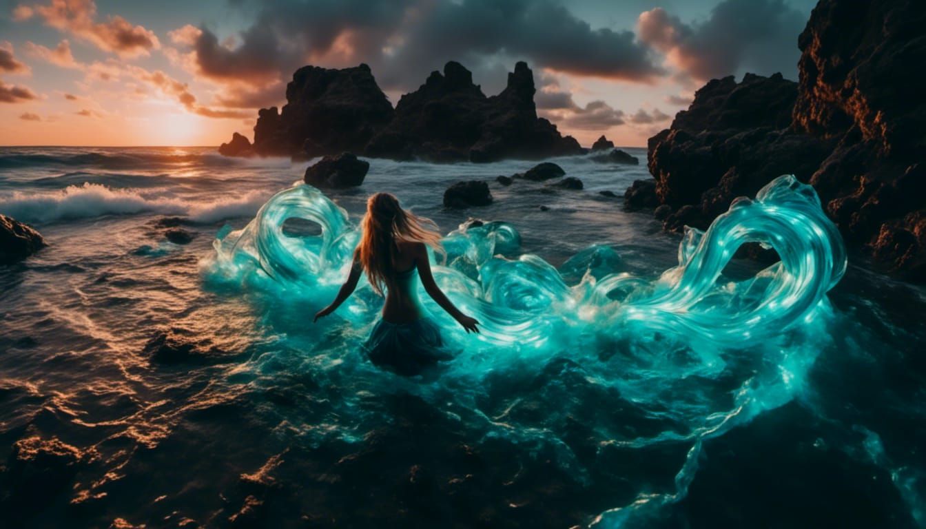 Caught water bending