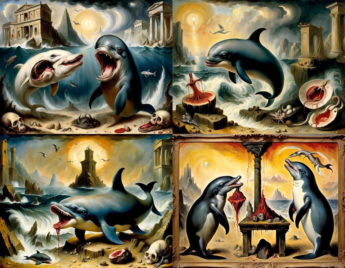 Horrific Mutant Zygote in Lush, Romantic Landscape