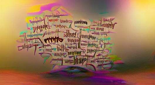 Meaningless Words as Graffiti Concept Art