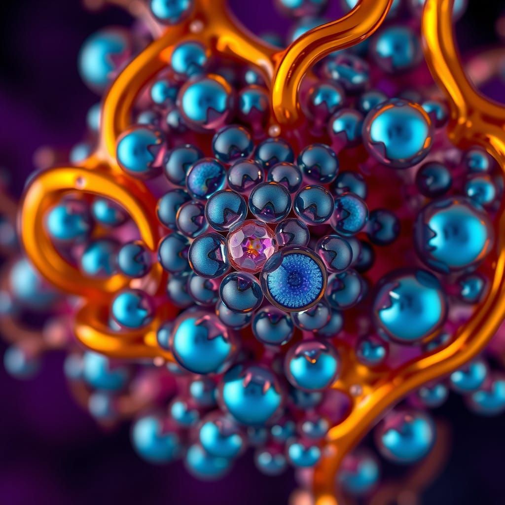 Multicolored Oil Ribbons in Vibrant Hues