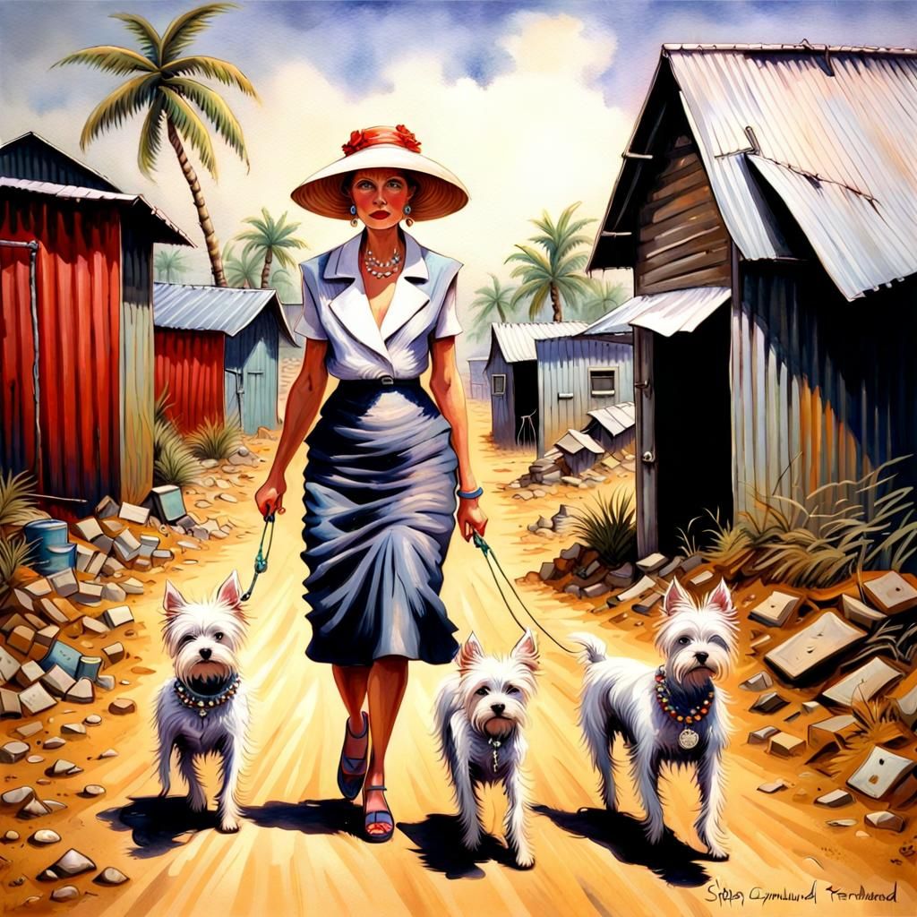 Juxtaposition: Wealth Amidst Tropical Poverty