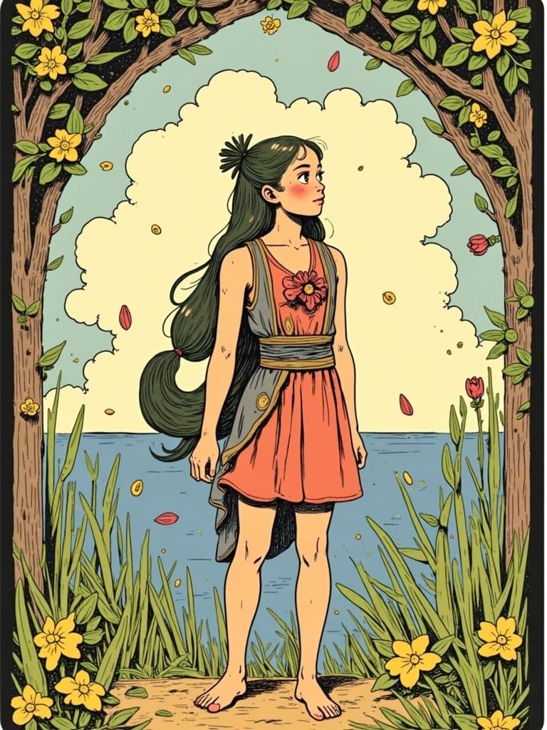 <lora:Alius:1.0> digital illustration in the style of Virgin...