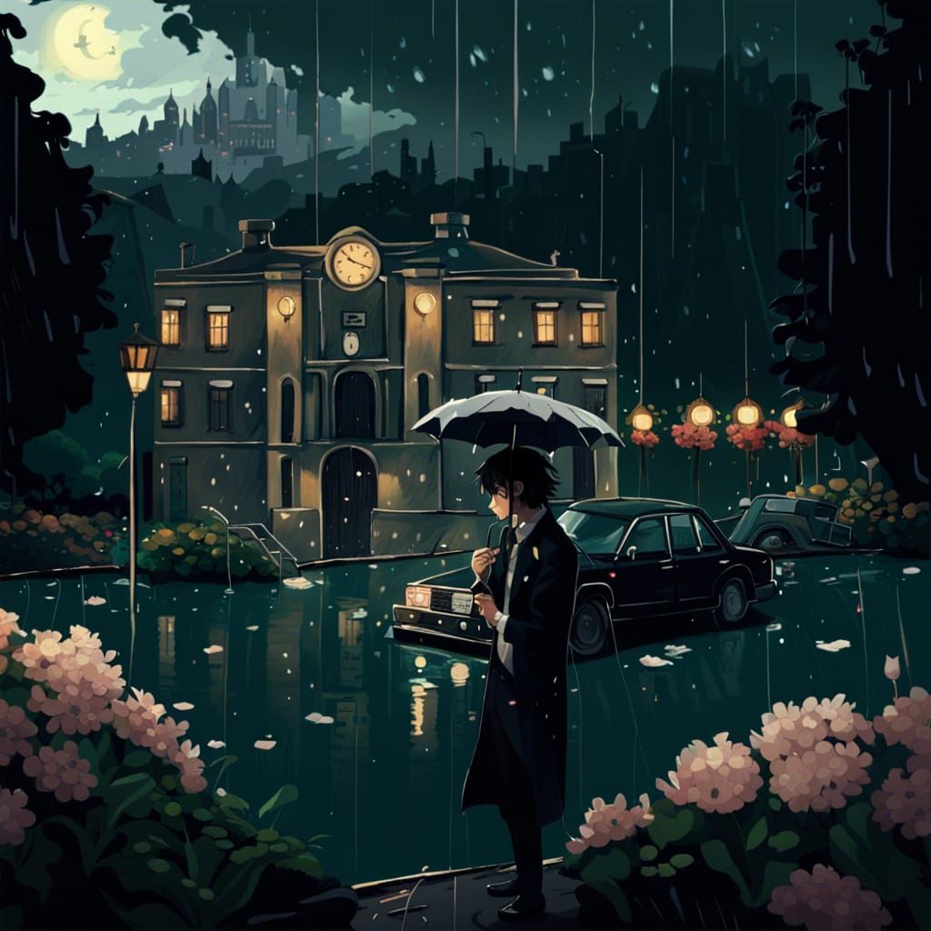 Algeria in Ghibli Style: Winter Detective Story