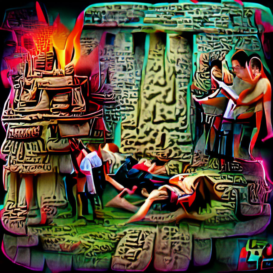 Vibrant Red Flower in Full Bloom