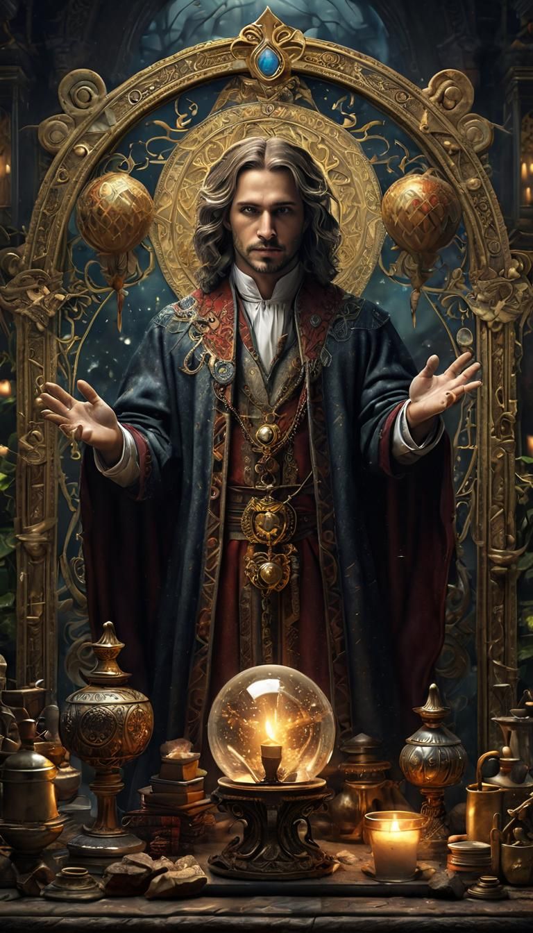 The Magician Tarot Card: Detailed Mythological Character