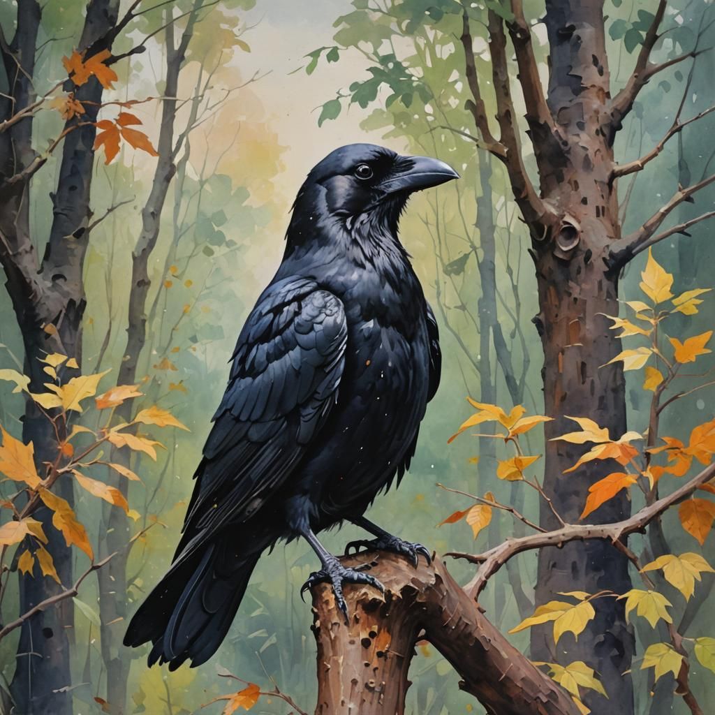 a crow