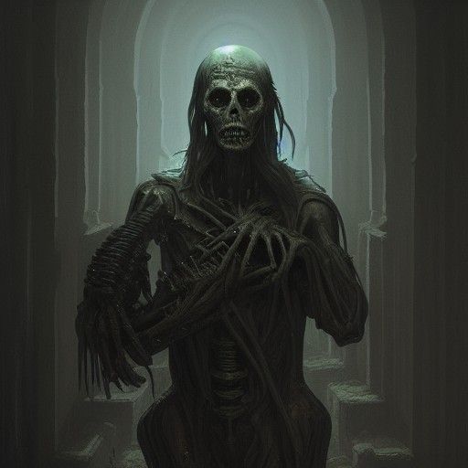 Undead Man Emerges: Baroque Concept Art