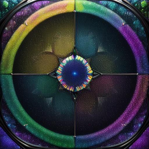 A (surreal car:1.5) that is stained glass,  trippy, psychede...