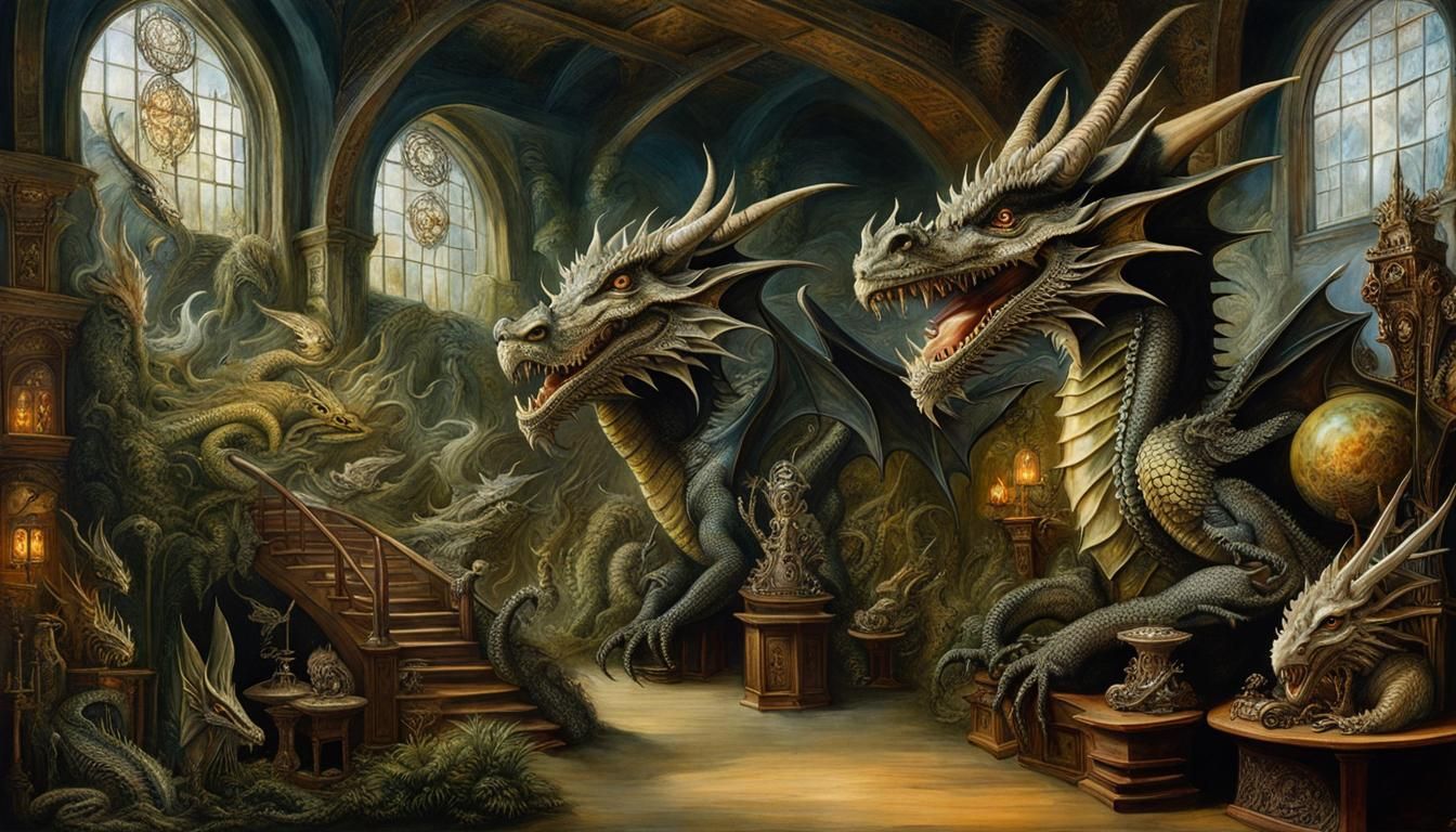 Dragons in a Post-Apocalyptic Wonderland Museum