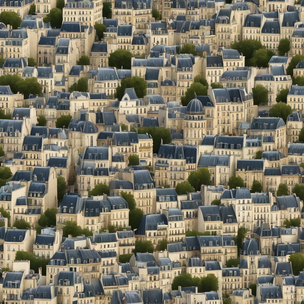 AI-Generated Cityscape of Paris