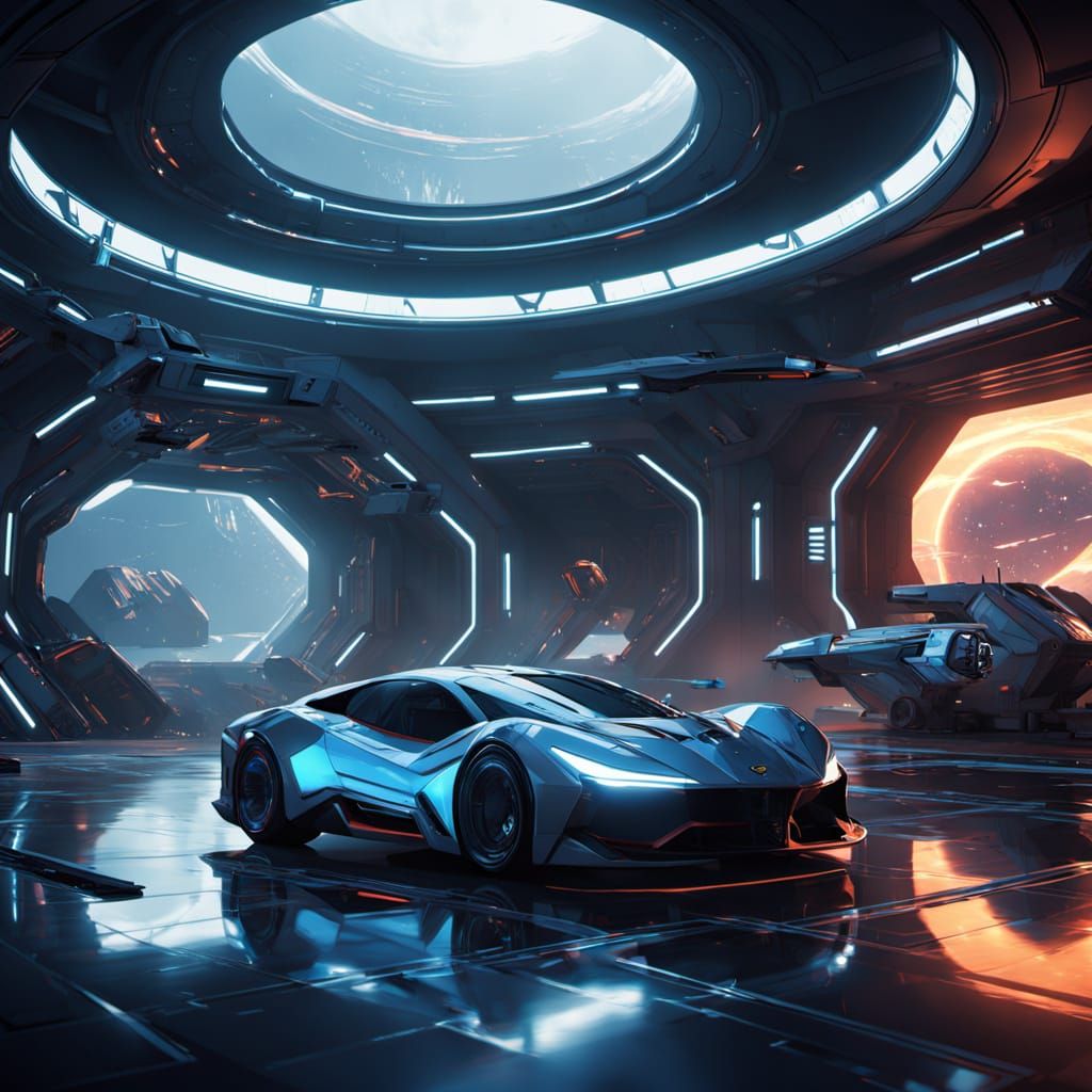 Superman vs Martian Manhunter in Futuristic Space Station