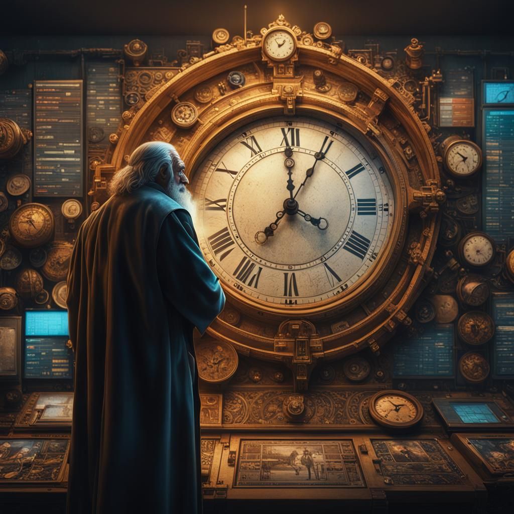 Father Time: Guardian of the Timelines in 3D