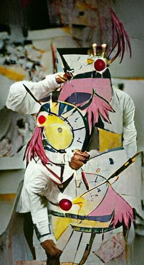 Madoka's Transformation: An Abstract Klimt-inspired Piece