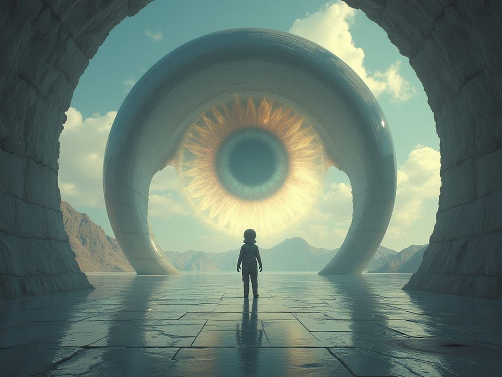 A Very Small Anthropomorphic Entity & An Eyeball in Atmosphe...