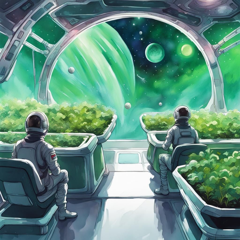 Hydroponic's Bay is a Great Place to Watch the Plants Grow on a Spaceship