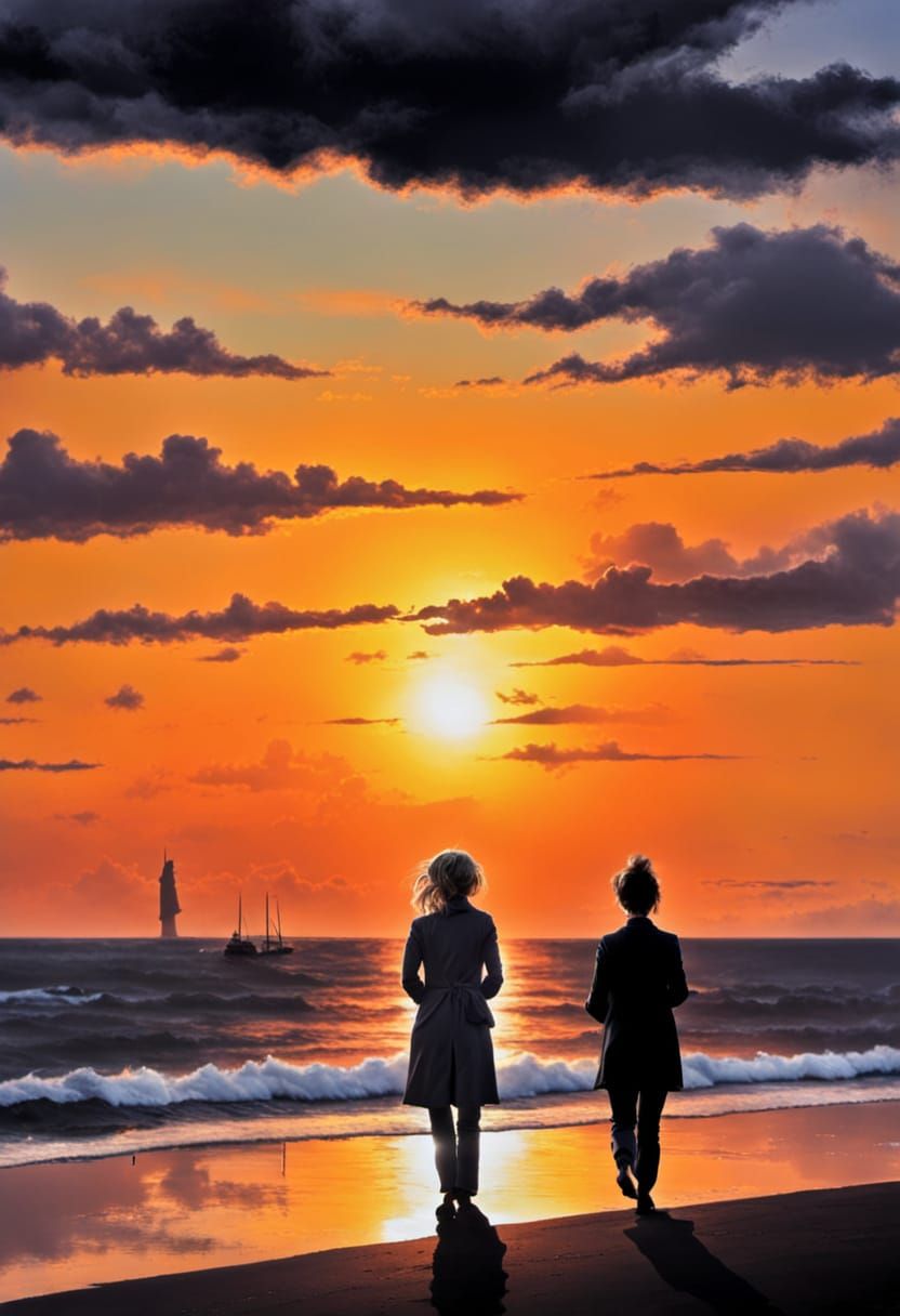 Abstract Geometric Patterns in Vivid Neon Colors