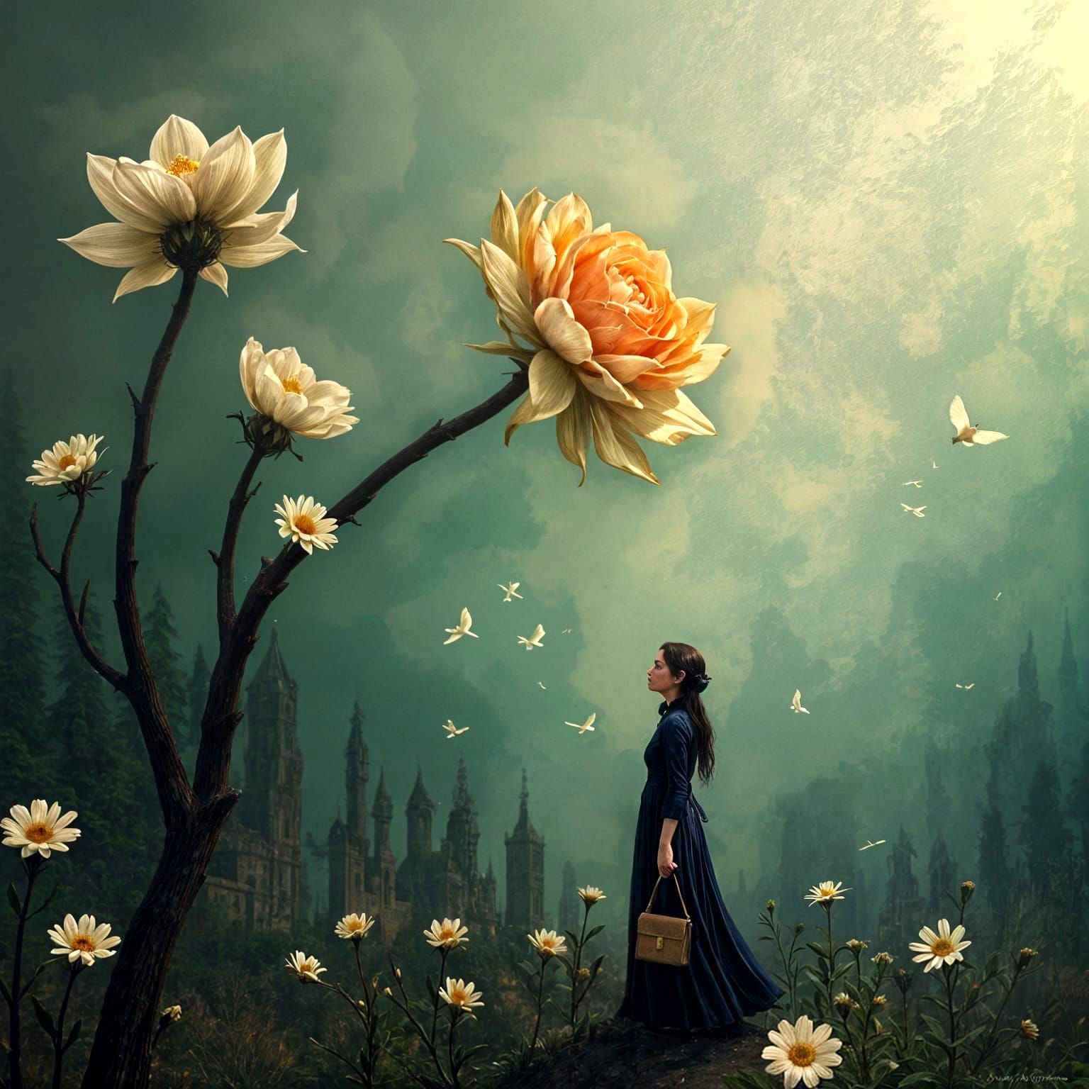 Surreal Abstract of E.E. Cummings' Poem